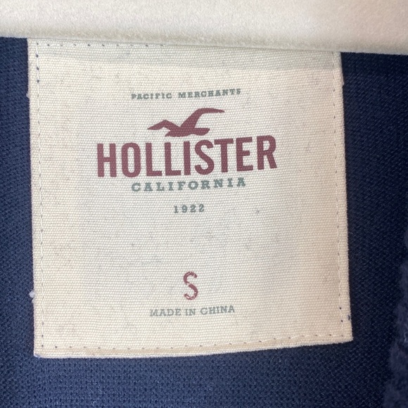 Hollister cardigan S spell out preppy academia fisherman Y2K bella swan gilbert - Picture 2 of 8